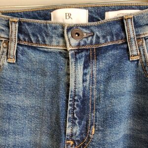 33X34 NWT BR Men Authentic Slim Straight Vintage Look Blue Jeans Banana Republic